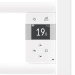 Sche - serviette lectrique 500 w riva 5 sans soufflerie thermor 471265 blanc