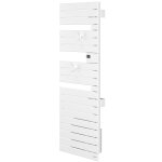 Sche - serviettes lectrique nefertiti mt  droite 500w blanc brillant ? atlantic ? 850006