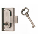 Select serrure de bibliothque 526 largeur 55 mm axe 35 mm gauche finition bross avec 1 cl devismes ...