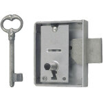 Select serrure encloisonn�e 305 largeur 75 mm axe 50 mm gauche fer lim� 1 cl� devismes 3305450