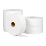 Notre selection colis de 12 rouleaux papier hygi�nique blanc ouate jumbo 2 plis 170 m 628202 blanc