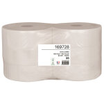 Notre selection colis de 6 rouleaux papier hygi�nique blanc ouate jumbo 2 plis 380 m 169728 blanc
