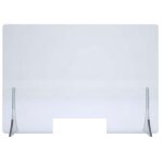 Notre selection ecran de protection en plexiglass avec pieds 1000 x 600 x 4 mm plexi - 100 translucide ...