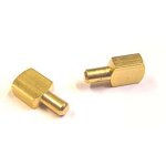 Notre selection taquet  tige lisse 6mm laiton poli bote de 100 - 9010bs00