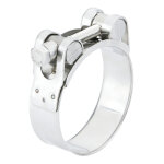 Collier � tourillons acier zingu� 48 - 51 mm bt25 serflex ztoe51