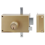 Serrure 3 points en applique mx4500 5 goupilles 5g horizontale fouillot droite cylindre de 45 mm heracles ...