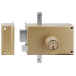 Serrure 3 points en applique mx4500 5 goupilles 5g horizontale fouillot gauche cylindre de 45 mm heracles ...