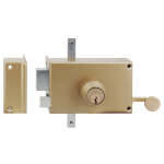 Serrure 3 points en applique mx4500 5 goupilles 5g horizontale tirage gauche cylindre de 45 mm heracles ...