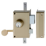 Serrure 3 points en applique mx4500 5 goupilles 5g verticale tirage droite cylindre de 45 mm heracles ...