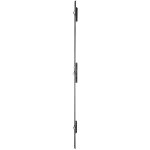 Serrure 3 points multiblindo axe 40mm avec têtière en u inox - iseo - 795101402 Serrure 3 points multiblindo axe 40mm avec têtière en u inox - iseo - 795101402
