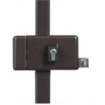 Serrure 3 points profil europen horizontale fouillot v5 marron gauche vachette 16588000