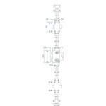 Serrure 3 points vega vertical fouillot cylindre de 45mm gauche - jpm - 511000 - 18 - 2a Serrure 3 points vega vertical fouillot cylindre de 45mm gauche - jpm - 511000 - 18 - 2a