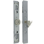 Serrure aa40 acier zingu cylindre rond longueur 12 mm 2 pivots tirard aa114004