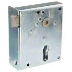 Serrure en applique cylindre 100 mm droite tirant bever 85pzwre