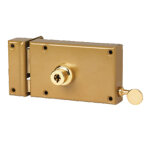 Serrure en applique horizontal  tirage 45mm 7000 gauche - pollux - 201110g
