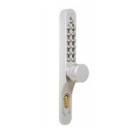 Serrure a code mécanique keylex profil étroit avec garniture et bouton - lokod ? 22773 Serrure a code mécanique keylex profil étroit avec garniture et bouton - lokod ? 22773