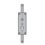 Serrure de garage verouillage haut et bas sans ressort paisseur 18mm - wss - 16530000010