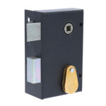 Serrure de grille 4 gorges verticale fouillot cylindre 40 mm gauche jpm 317000 - 01 - 2a