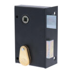 Serrure de grille  pne dormant demi - tour verticale 70 droite jpm 347000 - 02 - 1y