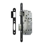 Serrure � larder d453 � condamnation axe 50 mm bout rond finition noir vachette 22692000