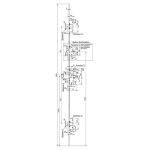 Serrure  larder trilock srie 5000 3 points spn1 ttire 18mm a2p * - vachette - 18419000