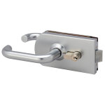 Serrure de milieu r�versible 9845r40 aluminium naturel metalux nm9845r400