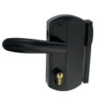 Kit serrure en applique � p�ne rentrant modulox noir tirard we592206