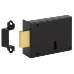 Serrure monopoint en applique 461 / 80 gauche metalux fc04612030