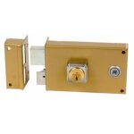 Serrure monopoint en applique alpha cylindre rond horizontal fouillot gauche bricard 352111