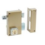 Serrure monopoint en applique alpha cylindre rond vertical tirage droite bricard 450110