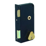 Serrure monopoint en applique � fouillot extra - plat cr 2 � 2 cl�s de cylindre 40 mm gauche jpm 418300 ...