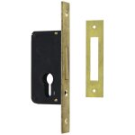 Serrure monopoint  larder axe  40mm pne dormant ttire laiton - cisa - cis5231040