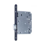 Serrure monopoint à larder pmr noir pêne dormant seul axe 120mm - vachette - 22721000 Serrure monopoint à larder pmr noir pêne dormant seul axe 120mm - vachette - 22721000