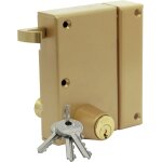 Serrure monopoint zenith 571 vertical tirage cylindre de 45mm droite - iseo - 25080451. 5