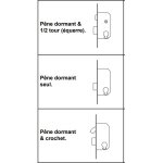 Serrure mortaiser bec de cane pne seul ttire 25 mm fichet 75700270