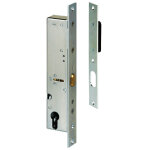 Serrure motoris� � encastrer coupure axe canon 50 mm avec cordon 3 m guidotti dg28b