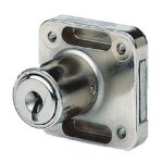 Serrure  paillettes v44 laiton nickel gauche axe 25 mm zamak moul vachette 11101000