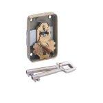 Serrure suret  3 gorges 224 sur plaque 50 / 25 gauche - vachette - 11551000