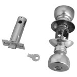 Serrure tubulaire v 6300 bec de canne à condamnation axe 80mm bouton standard finition inox - vachette ... Serrure tubulaire v 6300 bec de canne à condamnation axe 80mm bouton standard finition inox - vachette ...
