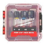 Set de 4 douilles magn�tiques shockwave? impact duty milwaukee 4932492445