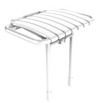 Sige de douche rabattable  lattes bama blanc akw 02020mw - ls