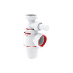 Siphon d?vier neo air d40 bi - injection avec prise machine  laver - wirquin - 30722145