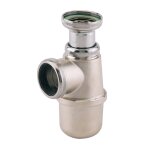 Siphon evier rglable sortie d40 laiton chrom valentin 36720000900