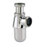Siphon lavabo laiton chrom rglable en hauteur valentin 00 130300 000 00