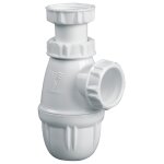 Siphon lavabo pvc blanc d32  la hauteur rglable - valentin - 00 610300 001 00