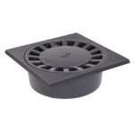 Siphon de sol faible hauteur 25x25 cm gris fonc - nicoll - sc891