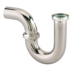 Siphon tube de lavabo en laiton chrom valentin 16710000800
