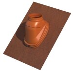 Solin de toit pour terminal ocre ubiflex 25 � 45� 80 / 125 mm ubbink 189911