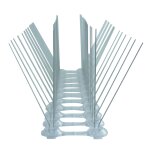 2 bandes de pics anti - pigeon 50 cm solupic 4 edialux 800176