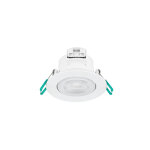 Spot encastr  led intgr yourhome 500 lm blanc ip65 4000 k 840 pack de 3 sylvania 90023